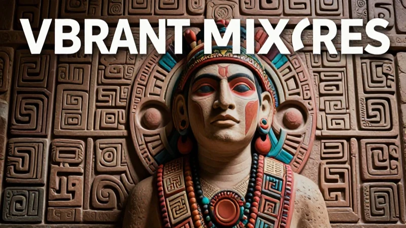 Artesano Mixteco detallado con glifos