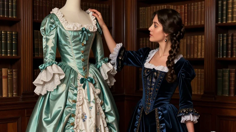 Elegancia moderna y moda histórica