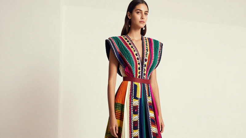 Joven modelo con alta moda en estudio moderno