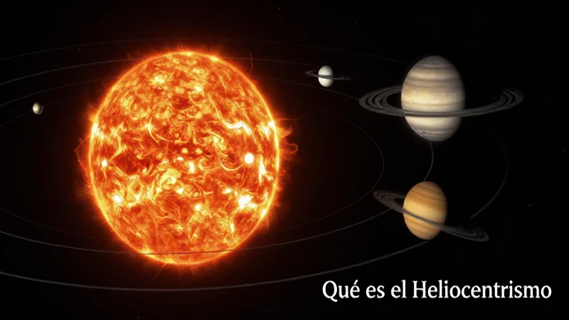 Sistema solar en vibrante modelo heliocéntrico