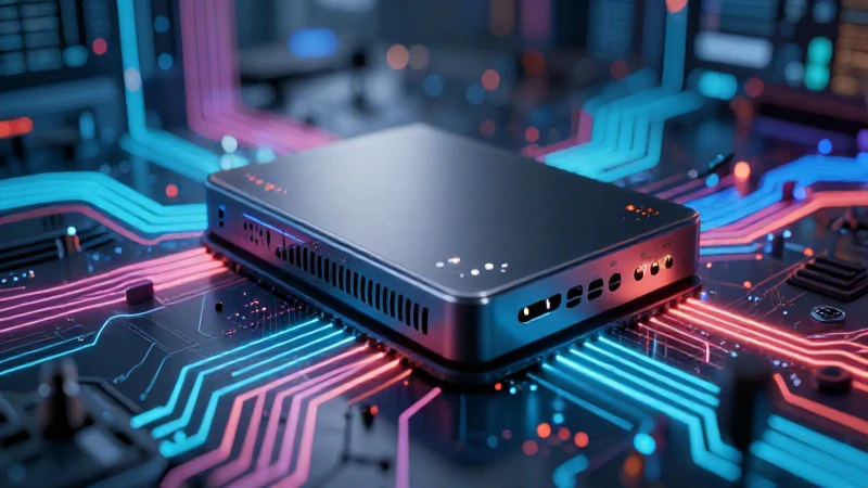 Modem moderno y vibrante con circuitos educativos