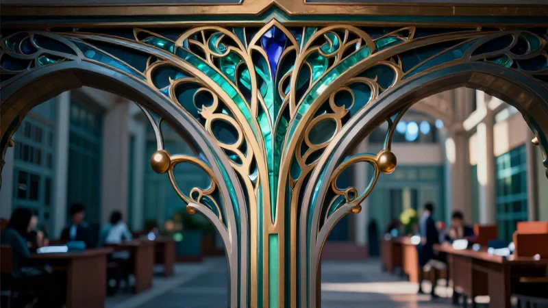Modernismo: Qué es, objetivos y características clave 3 Arte Art Nouveau vibrante, estilizado y fotorealista