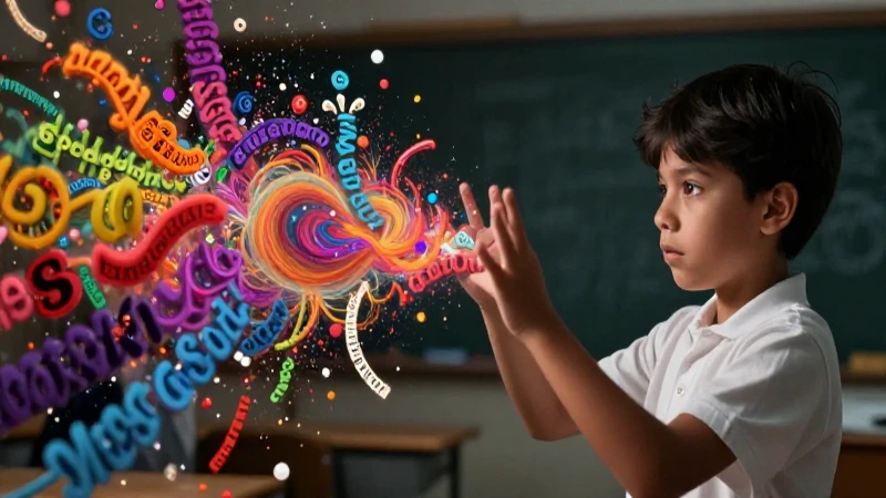 Estudiante reflexiona sobre ideas vibrantes