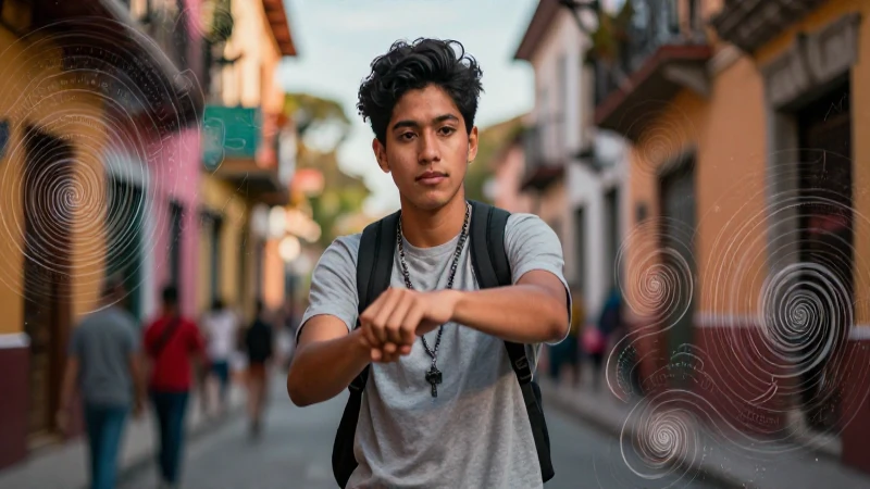 Estudiante mexicano estudia el uso de modismos