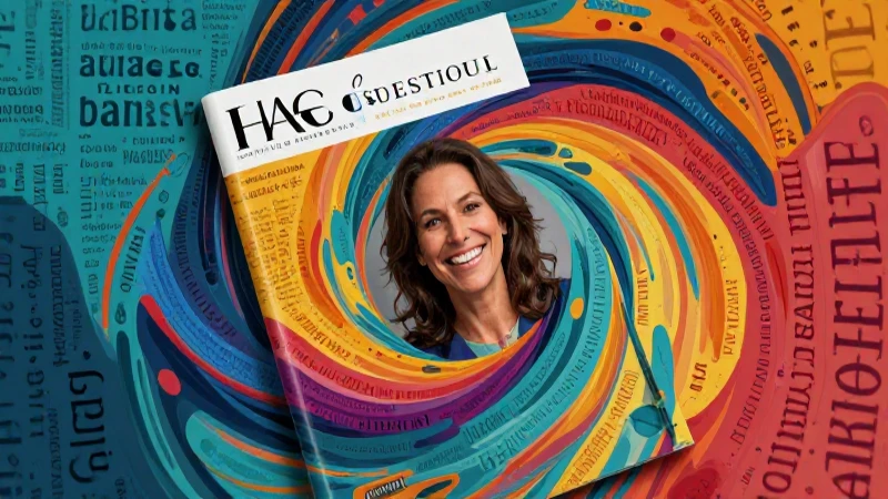 Revista educativa abstracta y dinámica de alto contraste