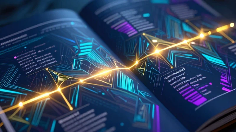 Diseño gráfico vibrante para revista educativa