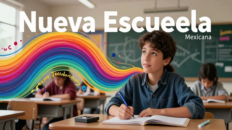 Estudiante ilustrado, ambiente moderno, estilo vibrante