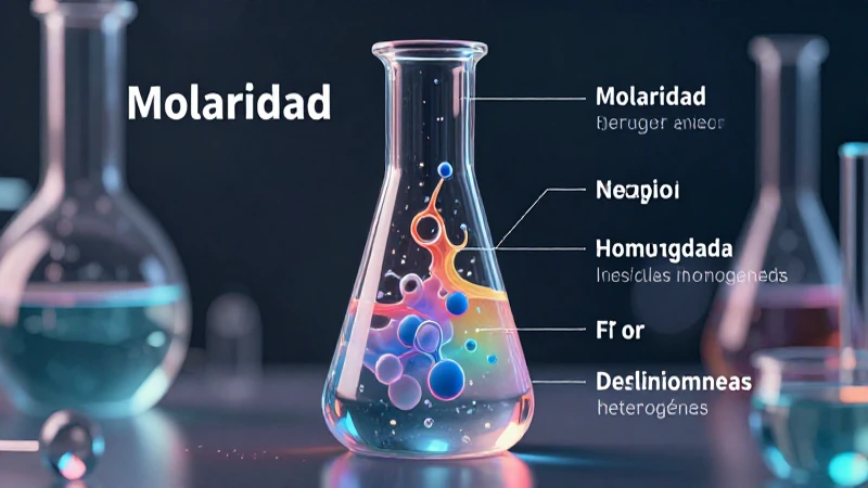 Molaridad en mezclas homogéneas y heterogéneas