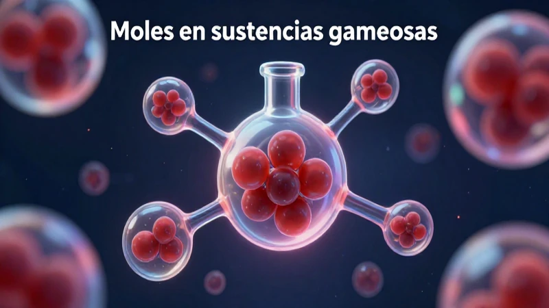 Moles: concepto, cálculo y volumen en química explicados 5 Moles gaseosos: cálculo de volumen químico