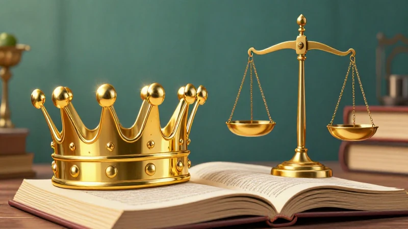 Ilustración detallada de justicia histórica