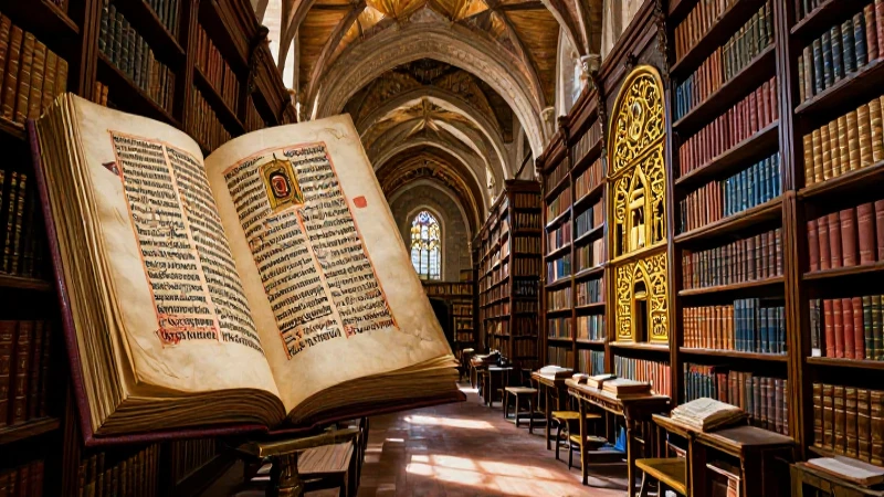 Monasterios preservaron conocimiento mediante manuscritos