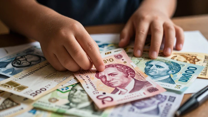 Monedas para colorear: Imprime y diviértete con 5 pesos 4 Páginas mexicanas a color con manos de niño