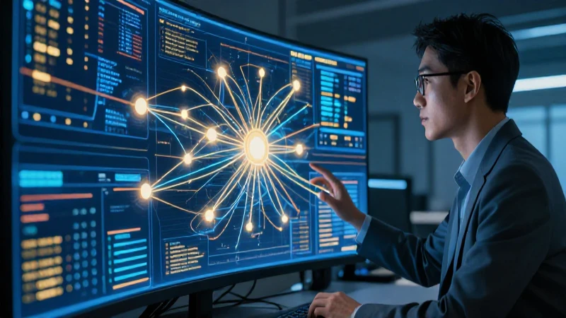 Monitoreo: definición, concepto y tipos de monitoreos 3 Consultor examina datos complejos en redes dinámicas