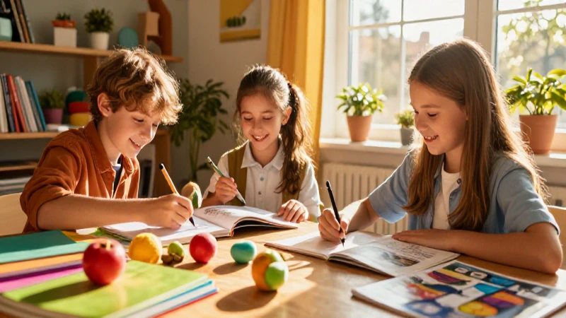 Monki: Aprendo en Casa, Diversión y Aprendizaje Juntos 5 Estudiante alegre bajo luz dorada