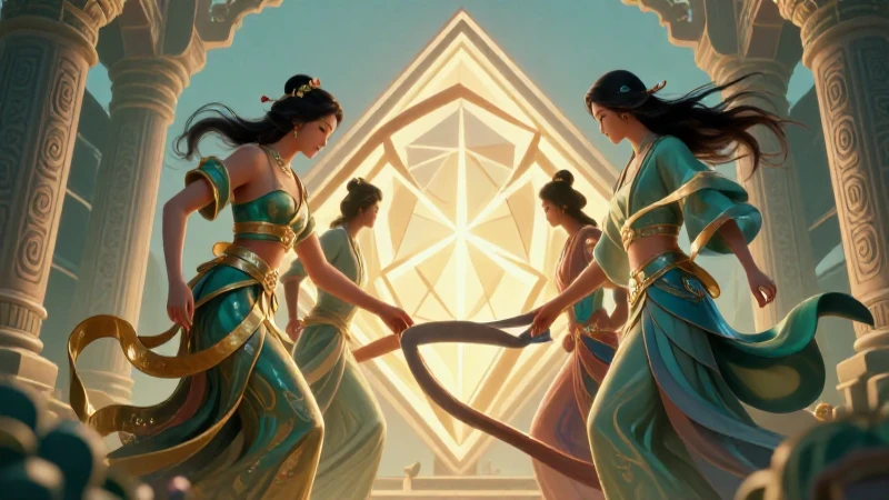 Qué es la monogamia y cuáles son sus críticas y bases 3 Ilustración detallada con figuras armoniosas y geometría