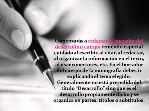 monografia que es partes y ejemplos esenciales