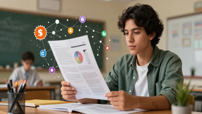 Estudiante mexicano investigando con conocimiento digital