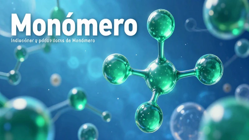 Monómero: definición, tipos y concepto explicado claramente 8 Monómeros industriales: conceptos, usos e ilustración
