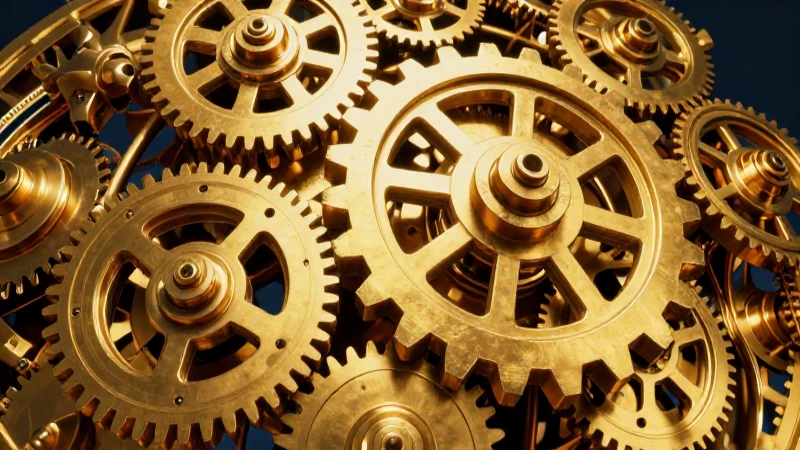 Monolito dorado simboliza poder conceptual y económico
