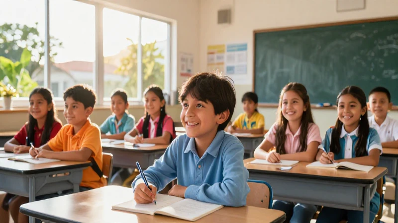 Morales: Definición y Concepto de Valores Esenciales 4 Estudiantes mexicanos son felices en una clase brillante