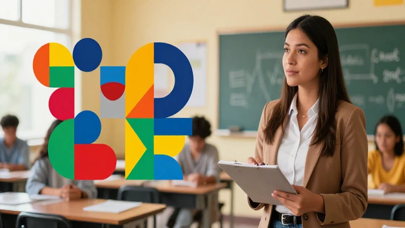 Maestra mexicana estudiando estructuras abstractas con estética cinematográfica