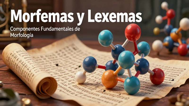 Morfemas y lexemas son los elementos clave de la morfología