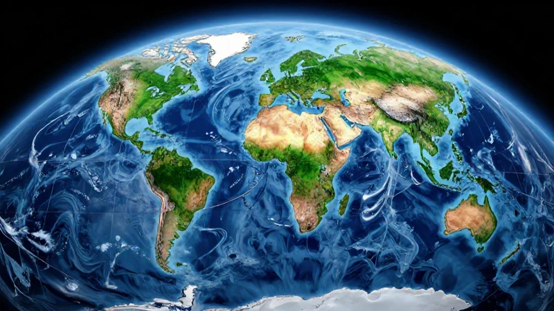 Movimiento de la Tierra: Climas y Zonas Térmicas Explicadas 3 Ilustración estilizada de las zonas térmicas terrestres
