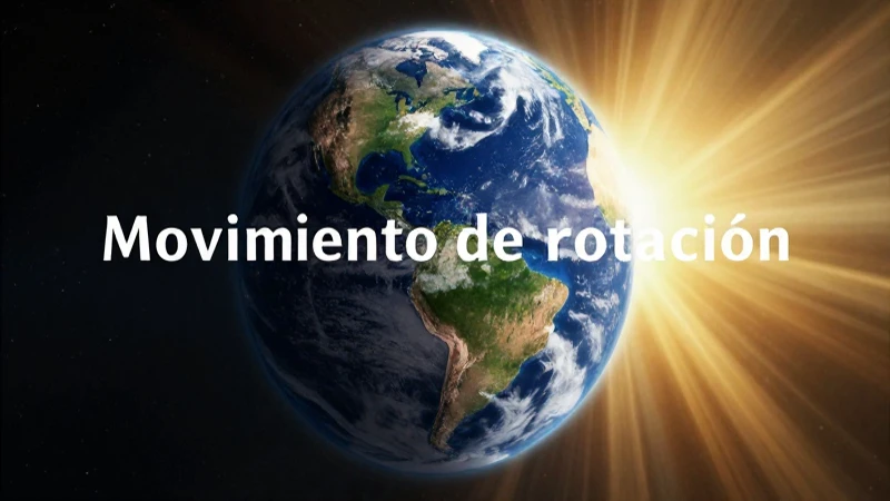 Movimiento de rotación: La Tierra y su ciclo diario 4 Rotación terrestre: día y noche