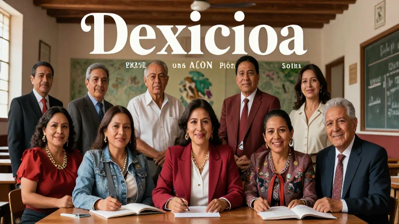 Educación mexicana: imagen profesional de patrimonio