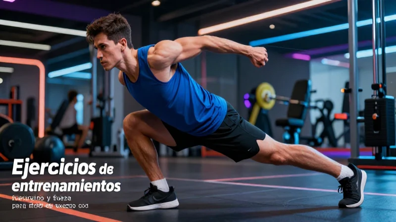 Potencia tus entrenamientos con ejercicios de movimiento y fuerza 3 Atleta entrena cuerpo completo con fuerza