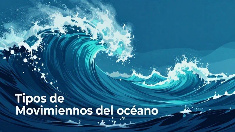 Conoce los mejores movimientos del océano: guía completa 3 Movimientos oceánicos dinámicos ilustrados para un blog