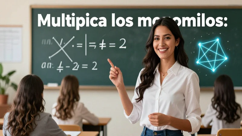 Guía visual de multiplicación de monomios