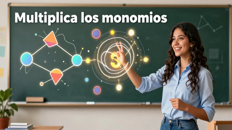 Reglas sencillas para multiplicar monomios