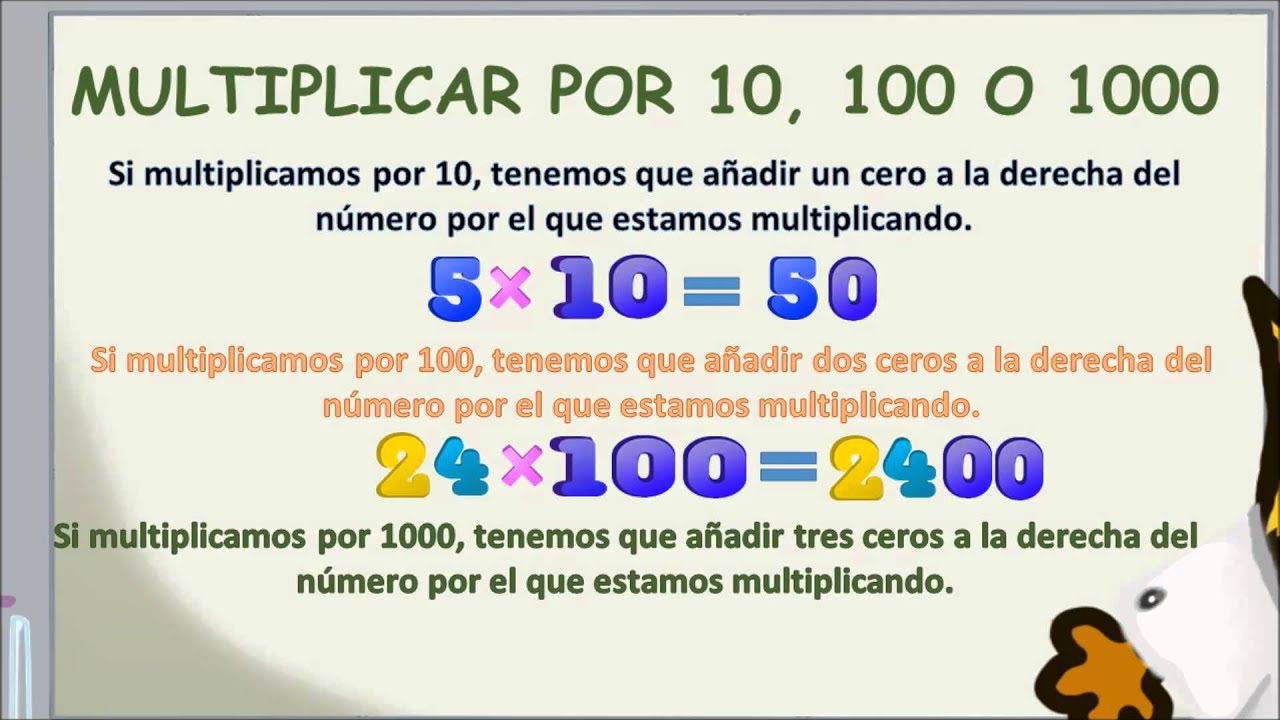 multiplica numeros naturales por 1000 facil y efectivamente