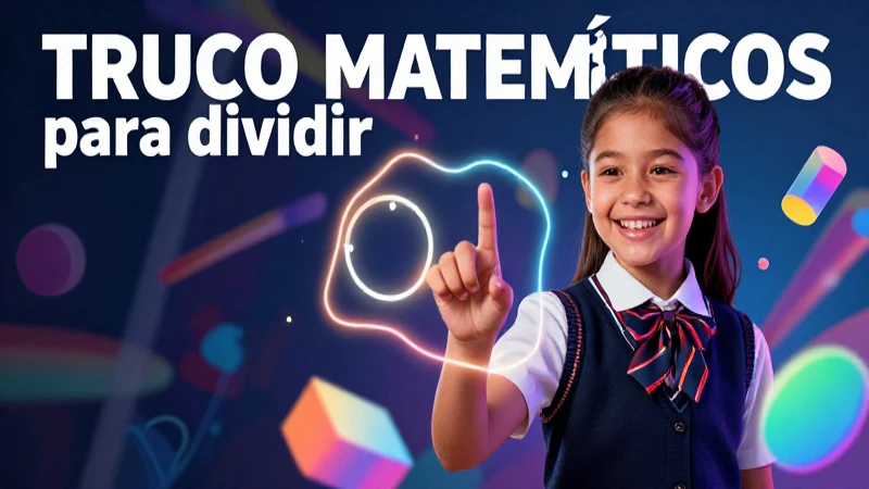Aprende los mejores trucos matemáticos para multiplicar y dividir 3 Imagen vibrante enseñando trucos matemáticos