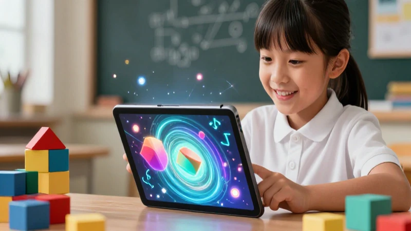 Multiplicaciones de dos cifras: 10 ejercicios prácticos 4 Niño alegre aprende conceptos matemáticos digitales