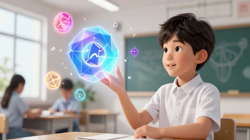 Multiplicaciones de dos cifras: 10 ejercicios prácticos 7 Estudiante con símbolos matemáticos en ambiente brillante