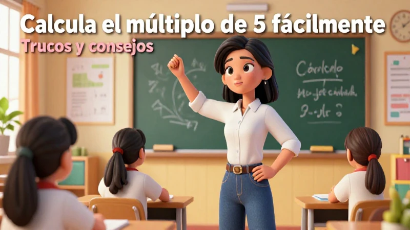 Aprende múltiplos de 5 fácilmente