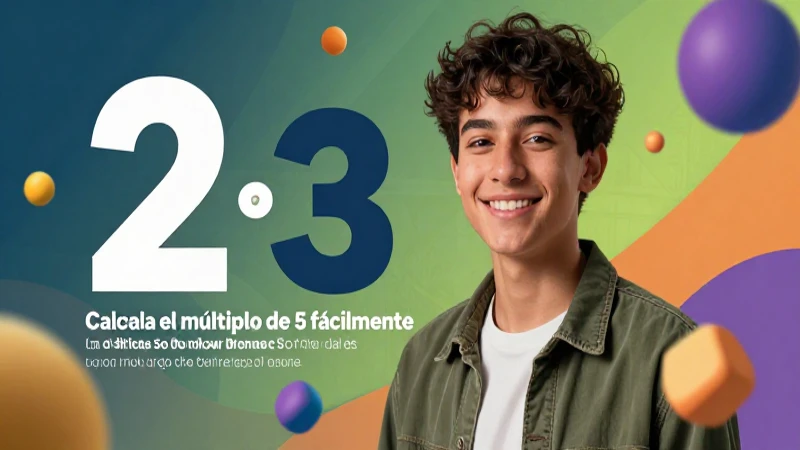 Aprende a multiplicar por cinco fácilmente