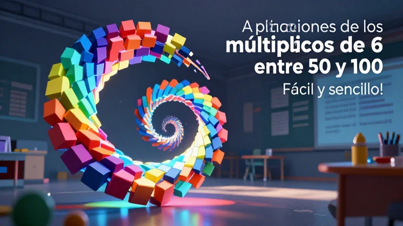 Fácil aprendizaje de múltiplos de seis