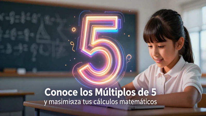 Aprender múltiplos de 5 con arte vibrante