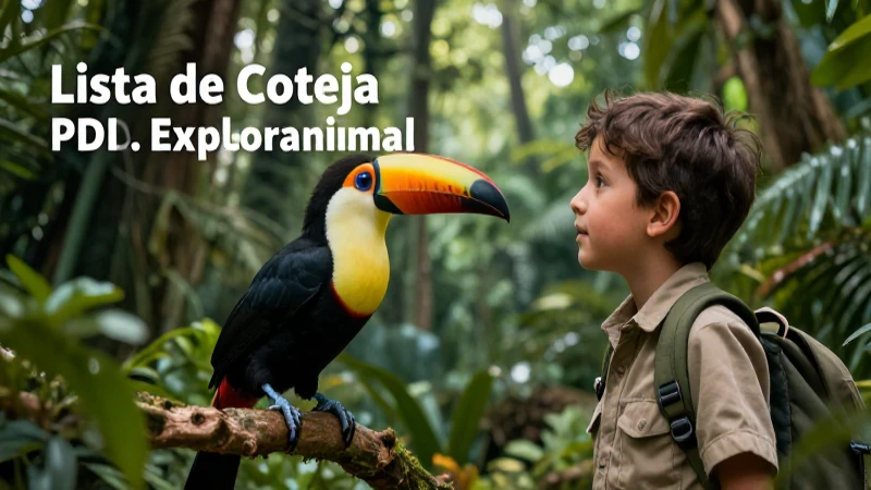 Mundo Animal: Lista de Cotejo PDF para Exploradores 5 Material didáctico para jóvenes exploradores de la fauna