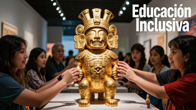 El museo promueve la educación inclusiva