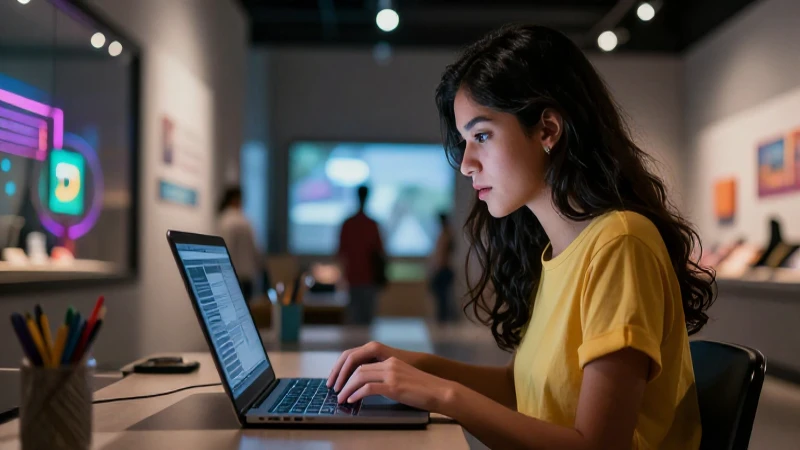 Joven mexicano estudia arte digital
