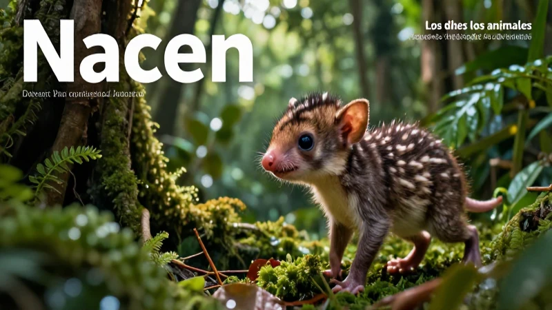 Nacen los animales: Conoce su cautivadora historia de supervivencia 4 Pequeña vida lucha por sobrevivir en la jungla
