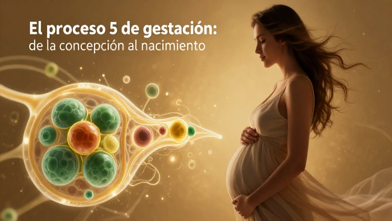 Gestación: proceso detallado desde la concepción hasta el nacimiento