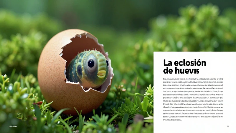 Eclosión: la vida emerge del huevo