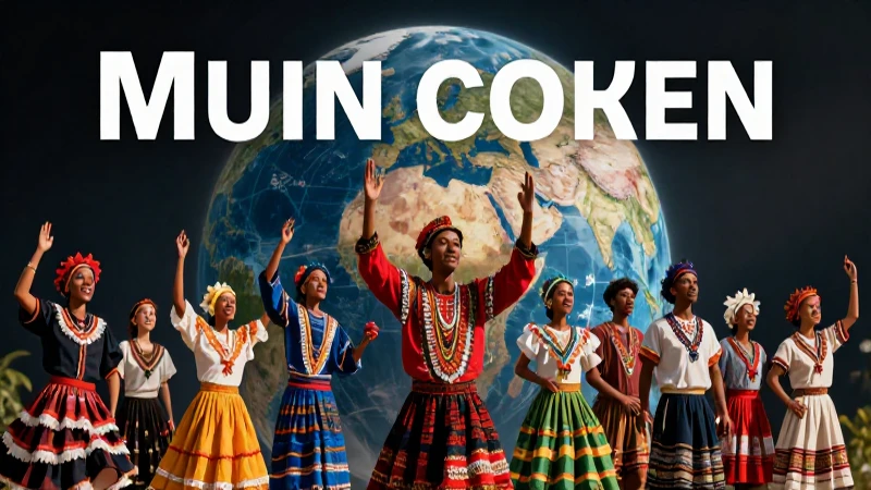 Portada de blog vibrante con collage cultural global