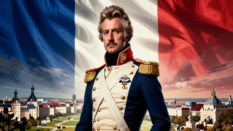 Retrato hiperrealista de Napoleón Bonaparte y su imperio