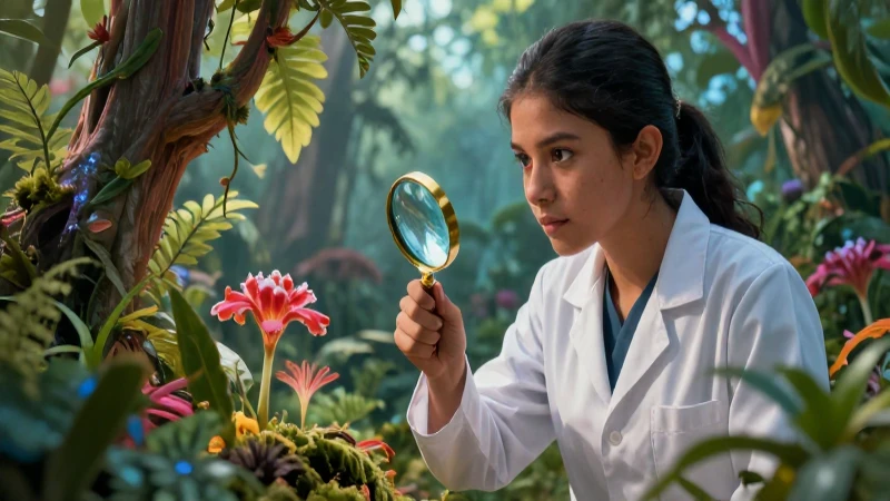 Joven científica mexicana explora ecosistema vibrante
